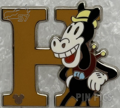 DL - H for Horace Horsecollar - Alphabet - Hidden Mickey 2011
