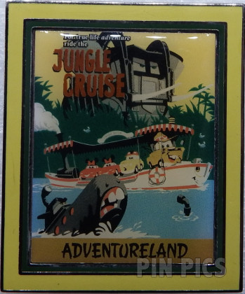 WDW - Jungle Cruise - Pixar Cars Attraction Poster - Booster