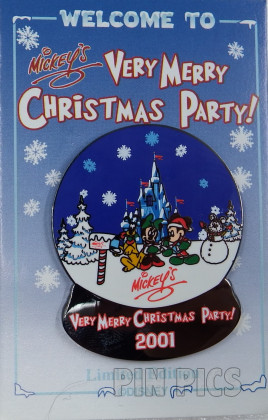 Mickey's Very Merry Christmas Party 2001 (#1) - Snow Globe