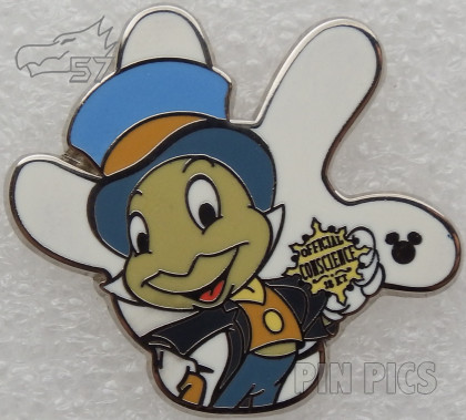 DL - Jiminy Cricket - Pinocchio - White Glove - Hidden Mickey