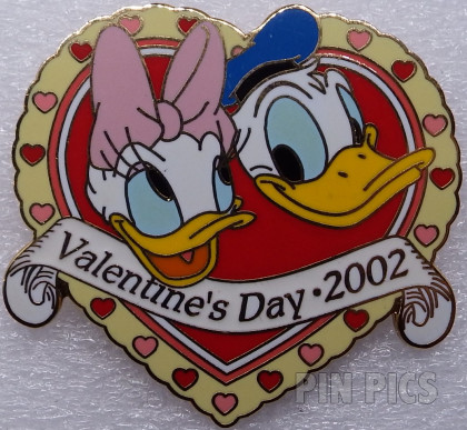 DL - Donald and Daisy - In Heart - Valentine's Day