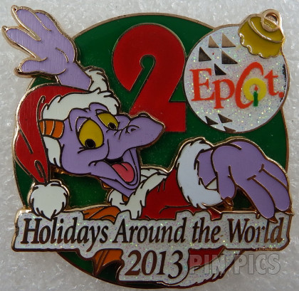 WDW - Figment as Santa - Holidays Around the World 2013