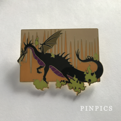 DS - Maleficent Dragon - PP - Sleeping Beauty - Yellow Background