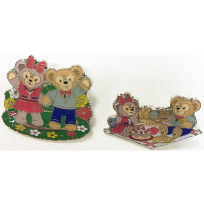 HKDL - Duffy and ShellieMay - Springtime 2016 - 2 pin set