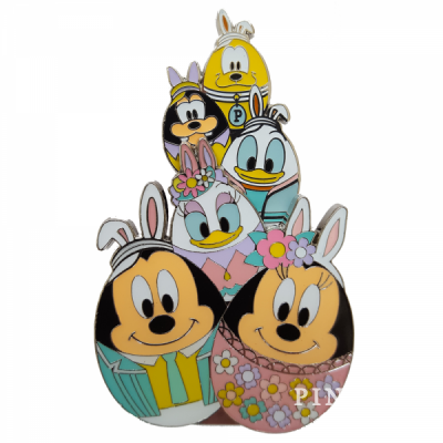 HKDL - Easter Egg Stacker - Mickey and Minnie with Friends