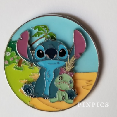 Loungefly - Stitch and Scrump at the Beach