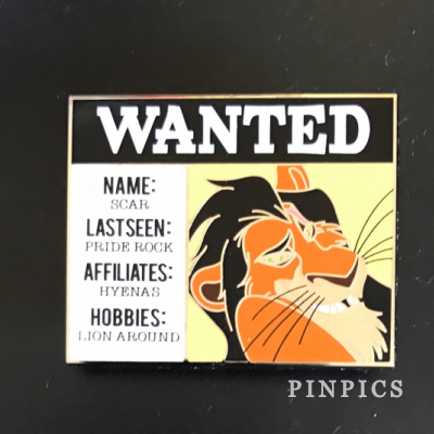 WDW - Scar - Wanted - Cast Exclusive