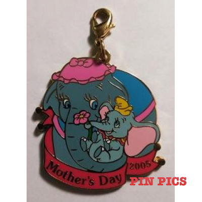 TDR - Dumbo & Mrs Jumbo - Mother's Day Lanyard Medallion