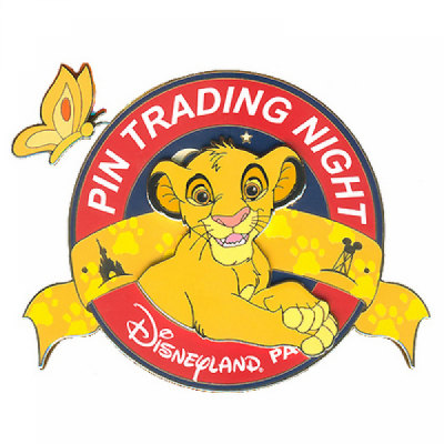 DLP - Pin Trading Night PTN - Simba & Butterfly - Super Jumbo