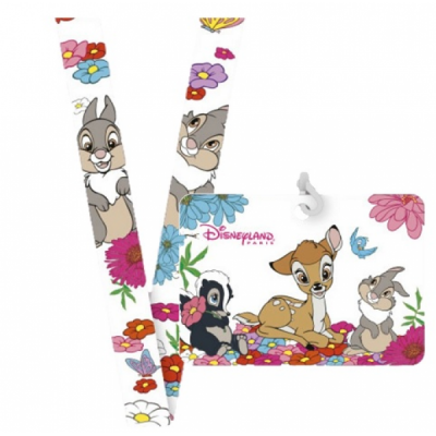 DLP - Bambi with Flowers Lanyard