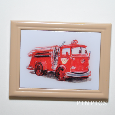 DS - Red the Firetruck - Cars - Concept Art - Pixar Animation - Frame