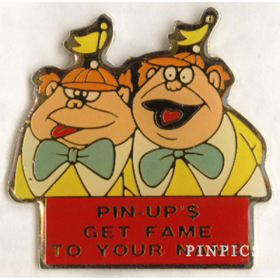 Pin-up'$ get Fame to your Name (Tweedledum & Tweedledee Coca Cola variant)