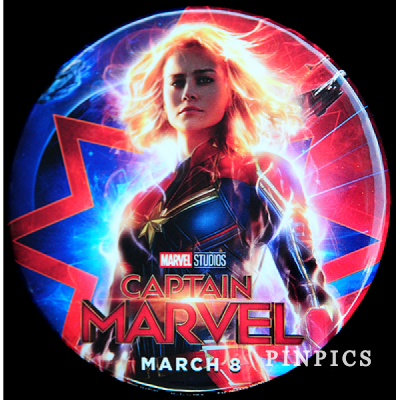 Button - Captain Marvel – Opening Day