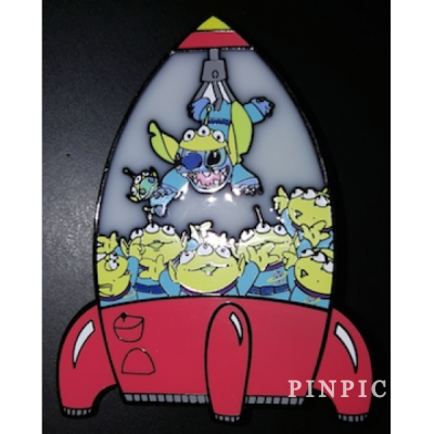 Unauthorized - LGM with stitch and scrump - FANTASY PIN