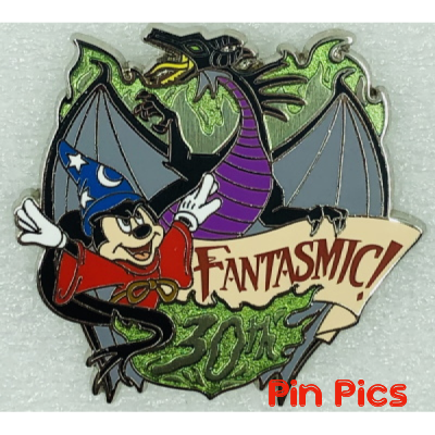 DLR - Sorcerer Mickey and Maleficent - Fantastmic - 30th Anniversary