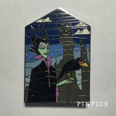 Disney Auctions - Maleficent & Diablo Mosaic Pin Silver (PP)