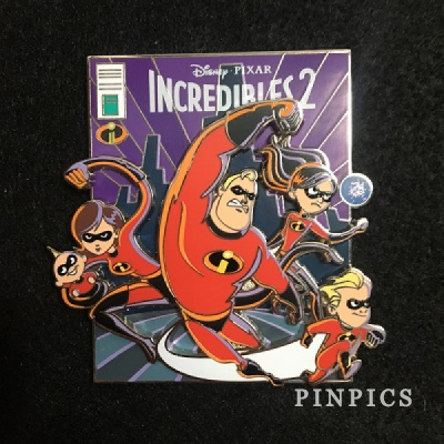 DSSH - Incredibles 2 Release - Comic Book Cover - Family