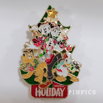 SDR - Mickey Minnie Pluto Donald Daisy Goofy Christmas Tree - Holiday Christmas 2018