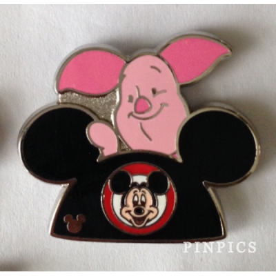 WDW - 2015 Hidden Mickey - Earhat - Piglet