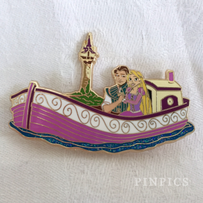 WDI Exclusive - Storybookland Canal Boats - Rapunzel and Flynn Rider