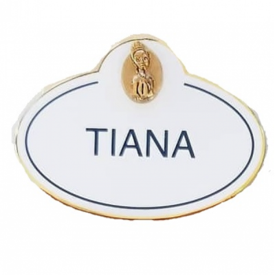 DEC - Tiana - Anniversary Name Tag - 10th