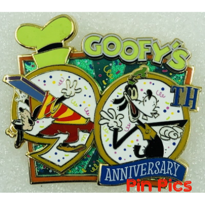 Goofy - Hawaiian Holiday and Mickey Shorts - Then And Now - 90th Anniversary