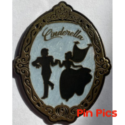 Monogram - Cinderella - Antique Princess Locket 