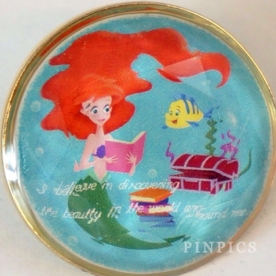JDS - Ariel & Flounder - Princess Circle Quotes - Princesses - From a 5 Pin Box Set