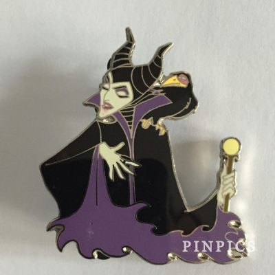 Disney Auctions - Maleficent with Diablo on Shoulder #3 - Silver Metal Artist's Proof 