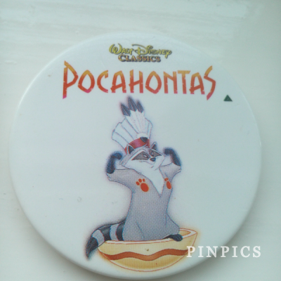 Button - Pocahontas - Walt Disney Classics - Meeko 