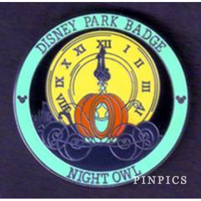 Cinderella Carriage - Night Owl - Park Badges - Mystery