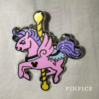 SDR - Pink Pegasus - Fantasia Carousel - Hidden Mickey