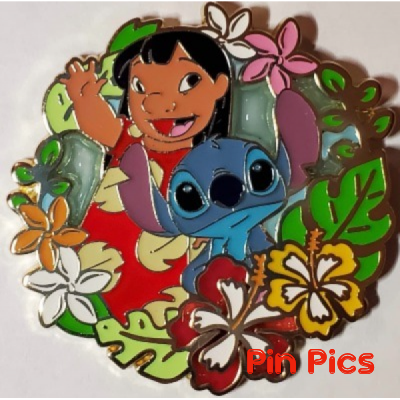 Uncas - Lilo and Stitch - Floral Portrait - Lilo and Stitch