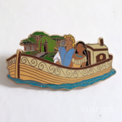 WDI Exclusive - Storybookland Canal Boats - Pocahontas and John Smith