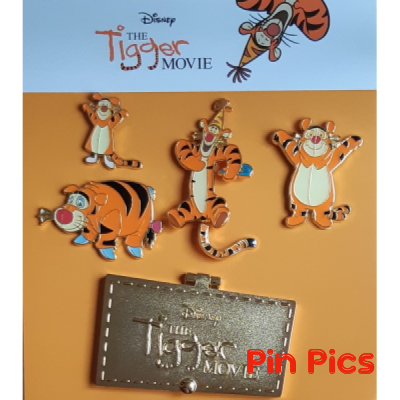 JDS - The Tigger Movie Set - Winnie the Pooh Characters Dressed as Tigger - Hinged