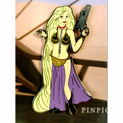 Unauthorized - Princess Rapunzel as Slave Princess Leia from Star Wars