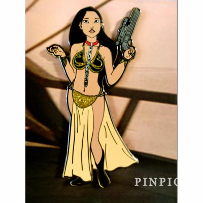 Unauthorized - Pocohontas as Slave Princess Leia from Star Wars