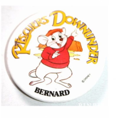 Button - Rescuers Downunder - Bernard