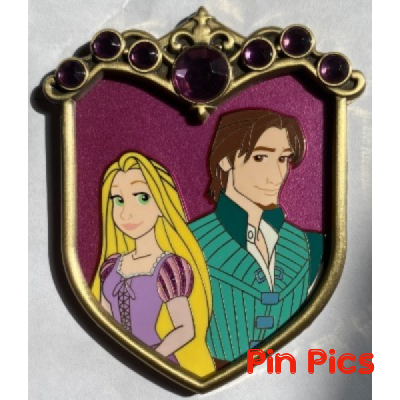 WDI - Rapunzel and Flynn - Couples Crest - Prince Princess - Tangled