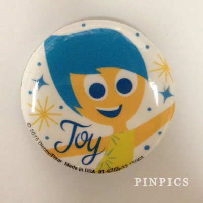 Button - Inside Out - Joy 