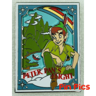 DL - Peter Pans Flight - Disneyland Attraction Poster 