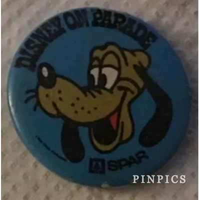 Button - Disney on parade - Pluto button (Spa shop)