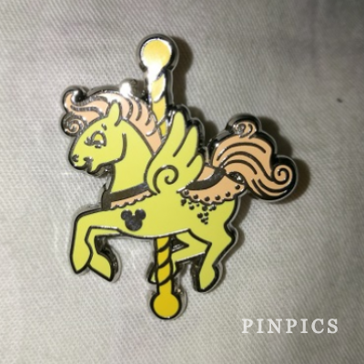 SDR - Yellow Pegasus - Fantasia Carousel - Hidden Mickey