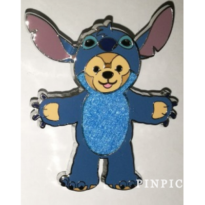 SDR - Duffy Bear Dressed as Stitch - Lilo and Stitch - Flocked