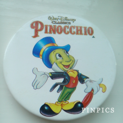 Button - Pinocchio - Walt Disney Classics - Jiminy Cricket