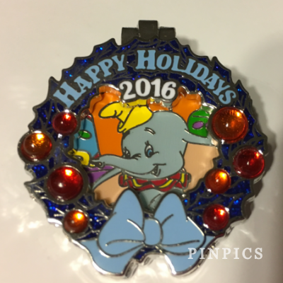DLR - Dumbo - Holiday Wreaths Resort Collection 2016 - Disneyland Hotel