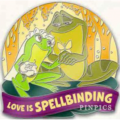 WDW – Love is an Adventure 2017 – Love is … Mystery Pin Set – Love is Spellbinding –Tiana and Naveen
