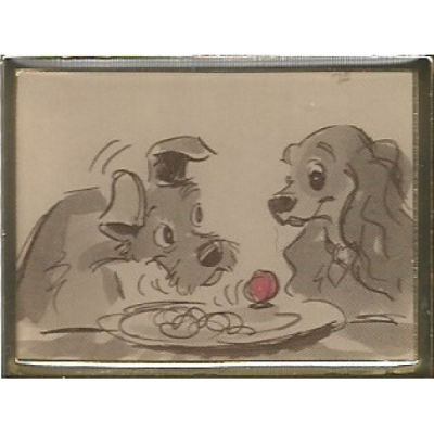Japan - Lady & the Tramp - Art of Disney - Magic of Animation - From a Frame Set