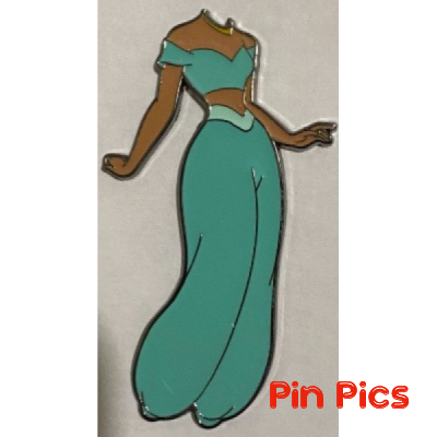 Loungefly - Teal Dress Outfit - Jasmine - Magnetic Paper Doll