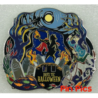 DL - Headless Horseman and Ichabod Crane - Halloween Countdown 
